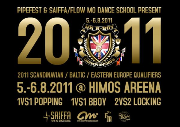 U.K Bboy Championships Scandinvia / Baltic / Eastern Europe poster