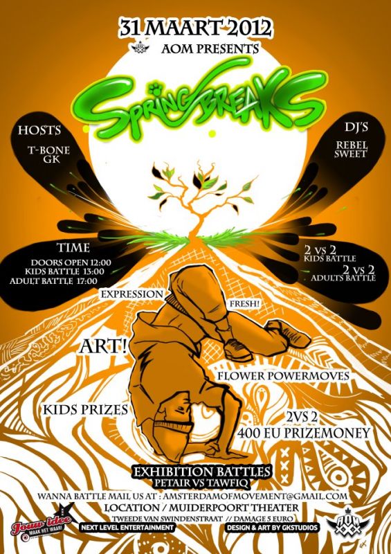 Spring Breaks poster