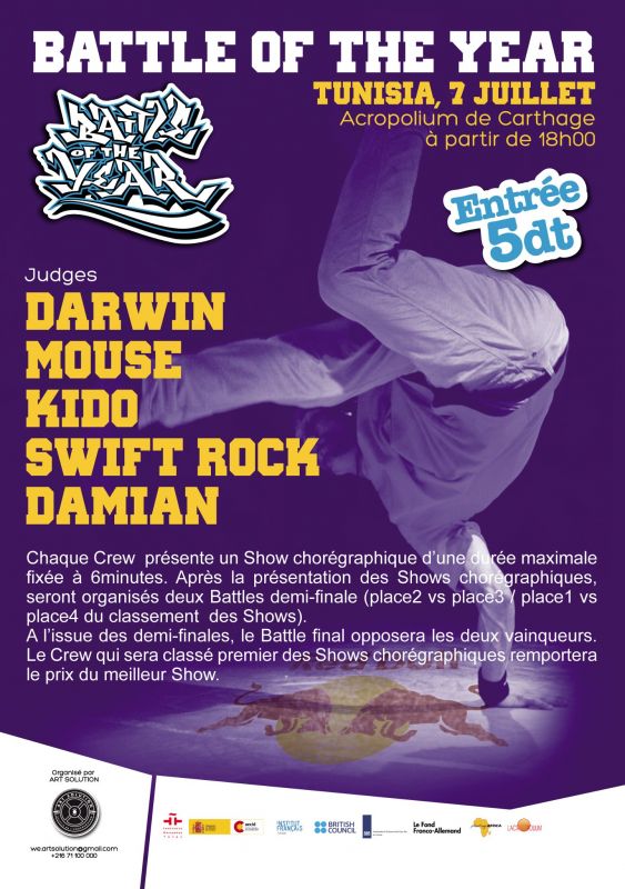 Battle Of The Year Tunisia &  Barekka Battle poster