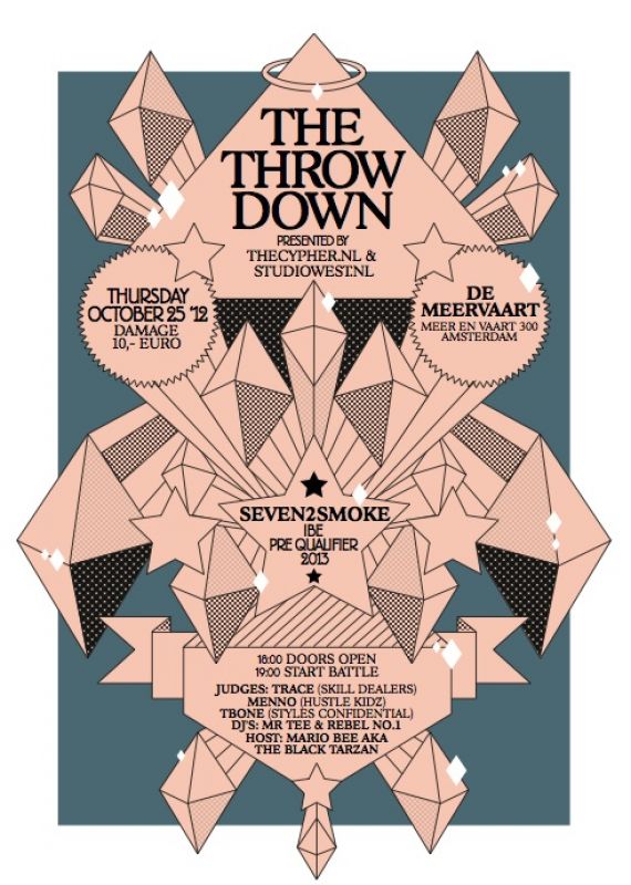 The Throwdown - Seven2Smoke Pre Qualifier IBE 2013 poster