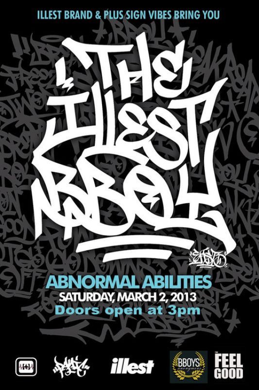 Illest B-boy Battle poster