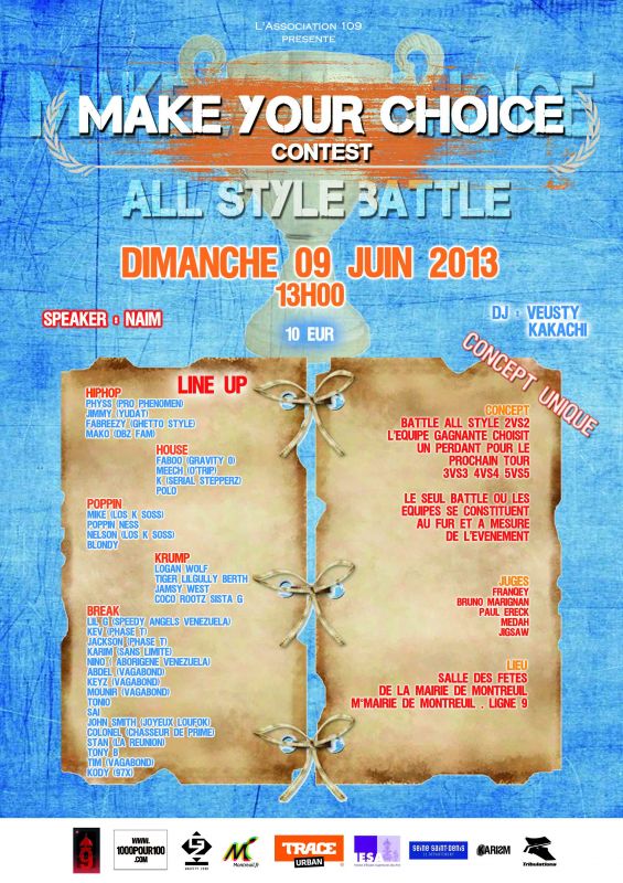 Make Your Choice Contest poster