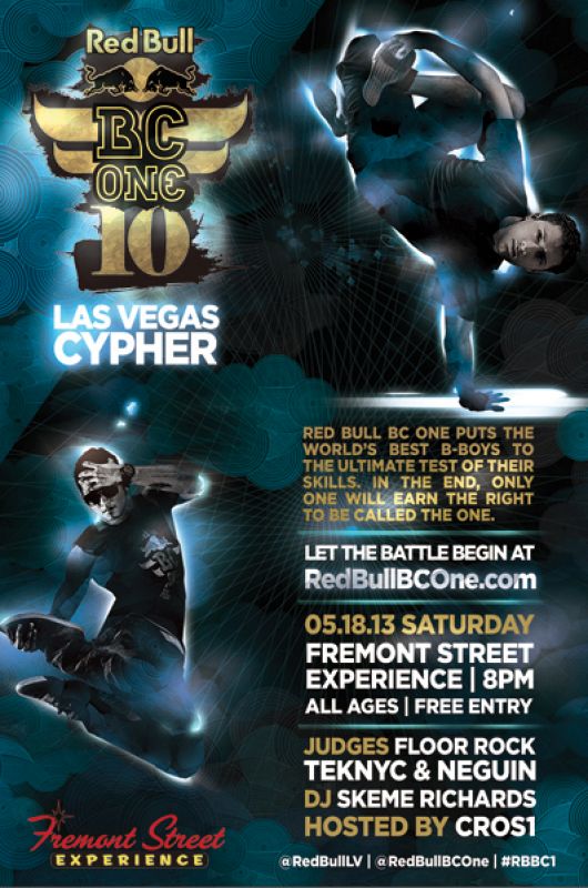 Red Bull BC One 2013 - Las Vegas Cypher poster