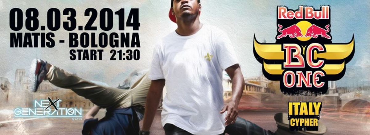 Red Bull BC One Italy Cypher 2014 poster