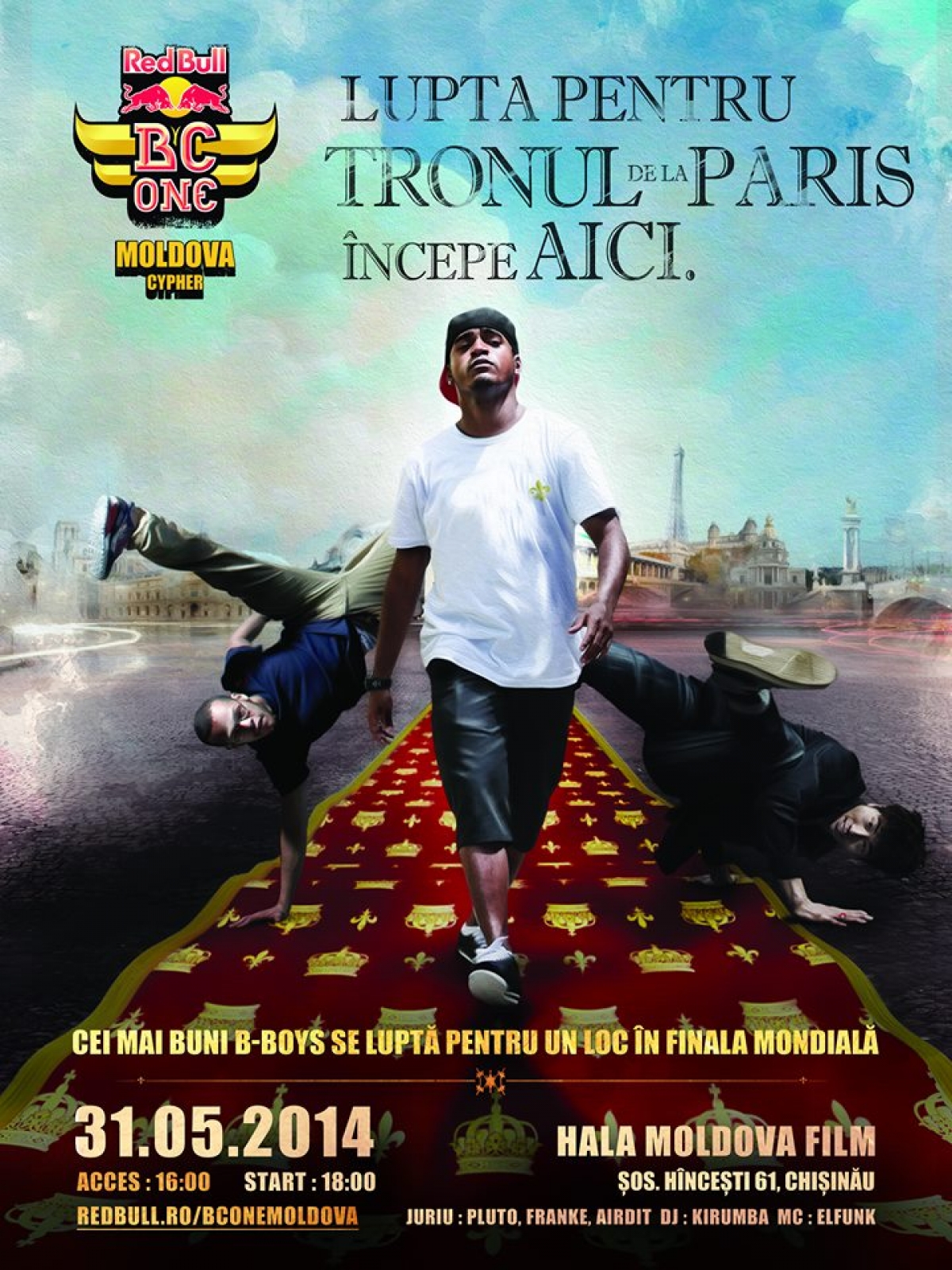 Red Bull BC One Cypher Moldova poster