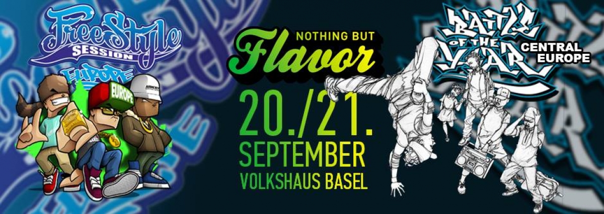 NothingButFlavor Festival / BOTY Central Europe / FreeStyle Session Europe poster