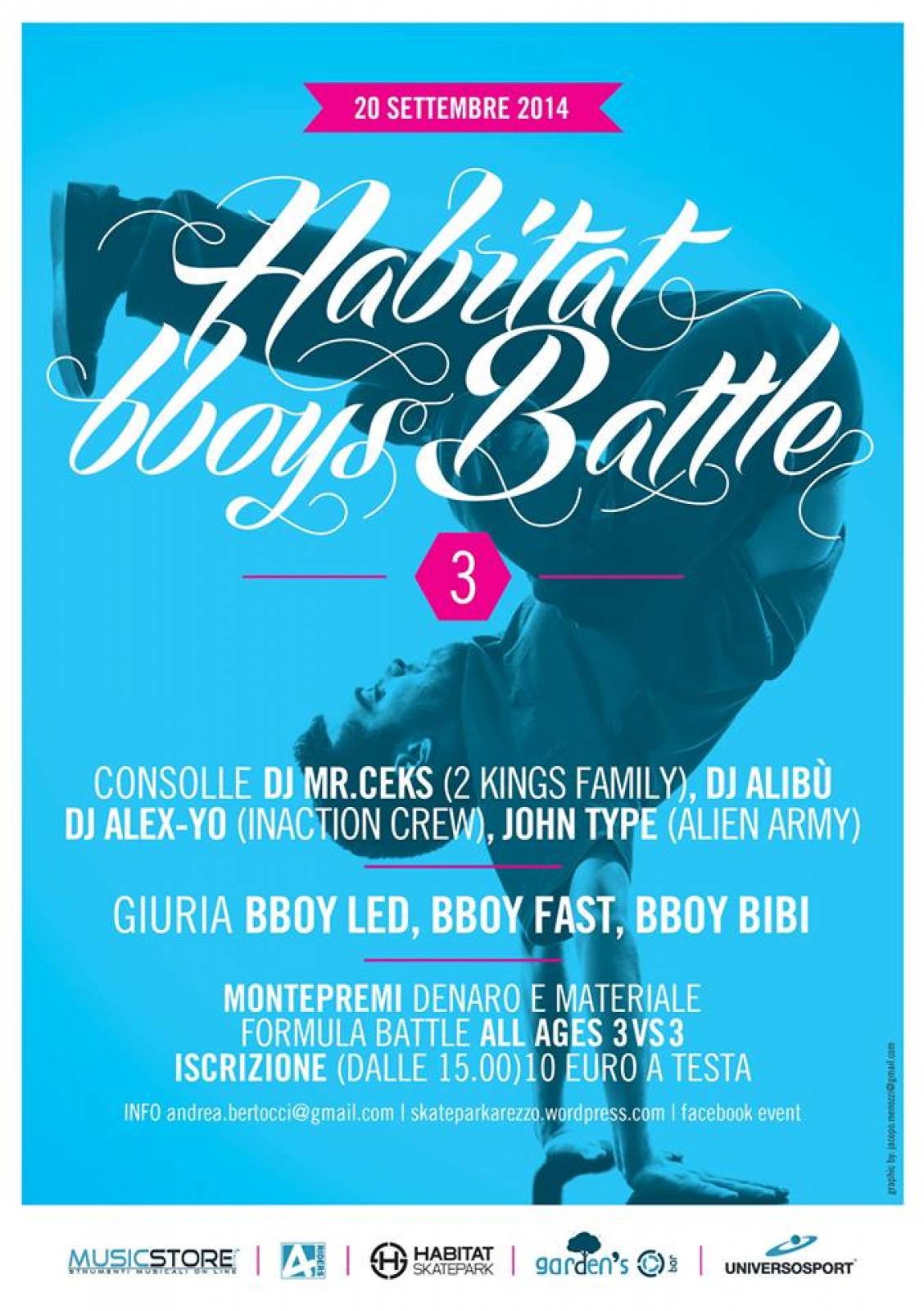 Habitat B-boys Battle 3th Edition poster