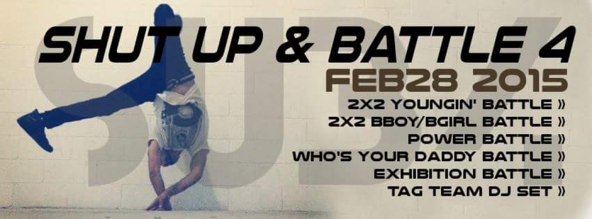 Shut Up & Battle 4 poster