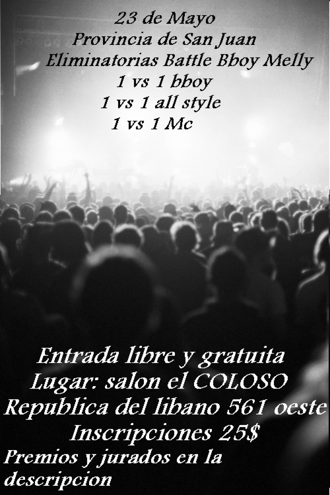 Battle Bboy Melly poster