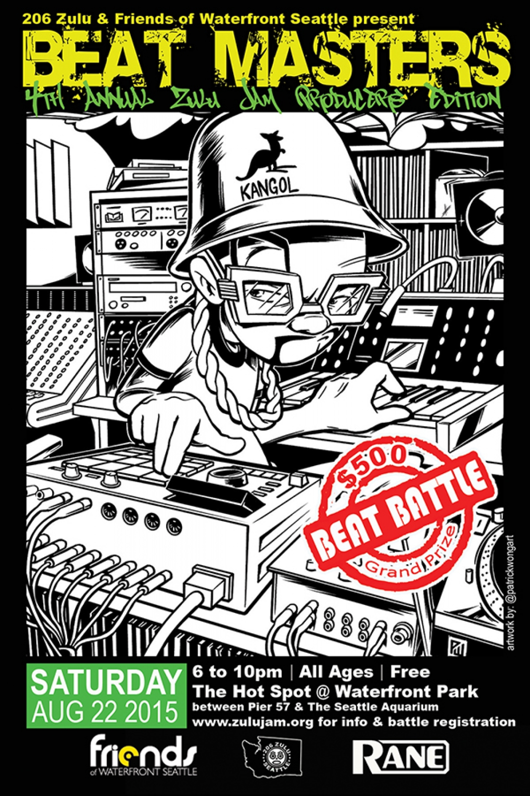 Beat Masters - 4th Annual Zulu Jam Producer Edition poster