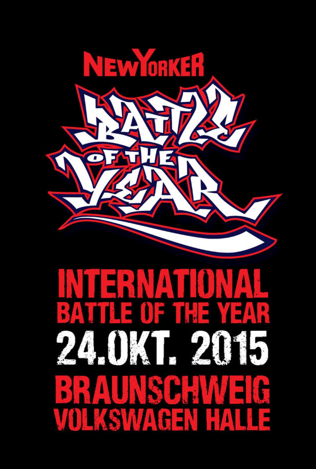 NEW YORKER Battle of the Year World Final 2015 poster