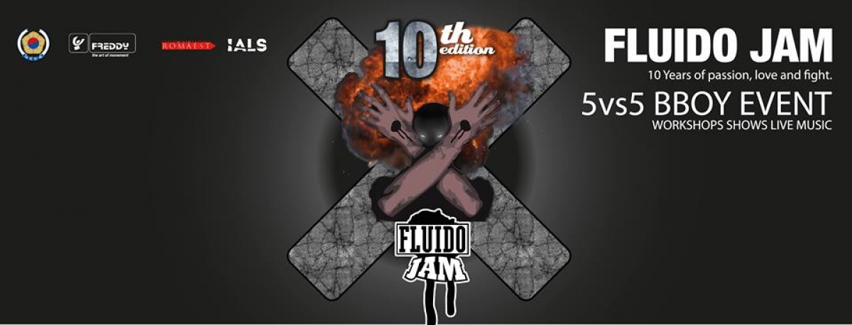 Fluido Jam 10th Anniversary poster