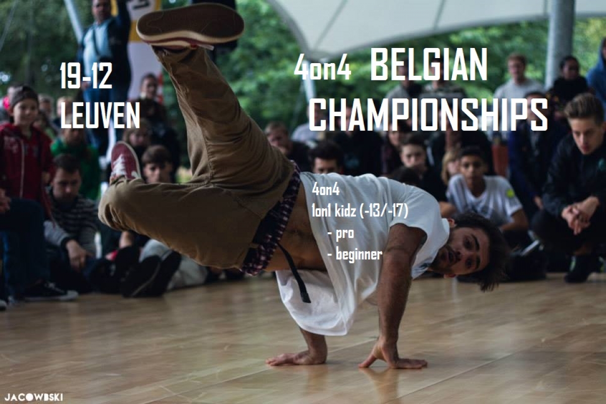 The Belgian Championships Breakdance poster