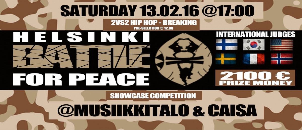 Helsinki Battle For Peace poster