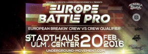 Europe Battle Pro // 2016