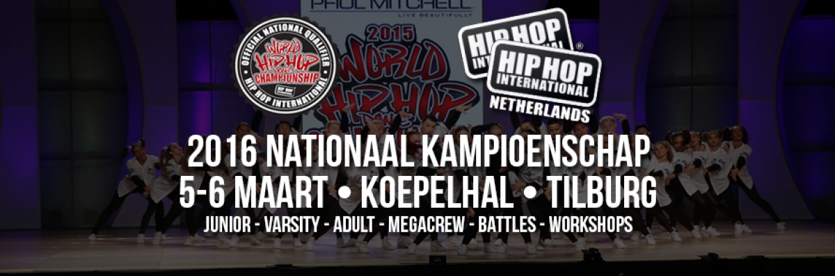 Netherlands Hip Hop Dance Championship 2016 poster