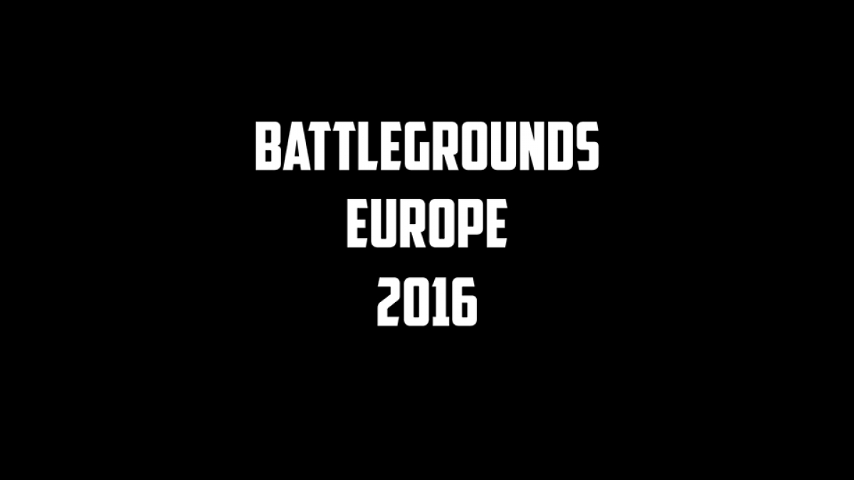 Battlegrounds Europe 2016 poster