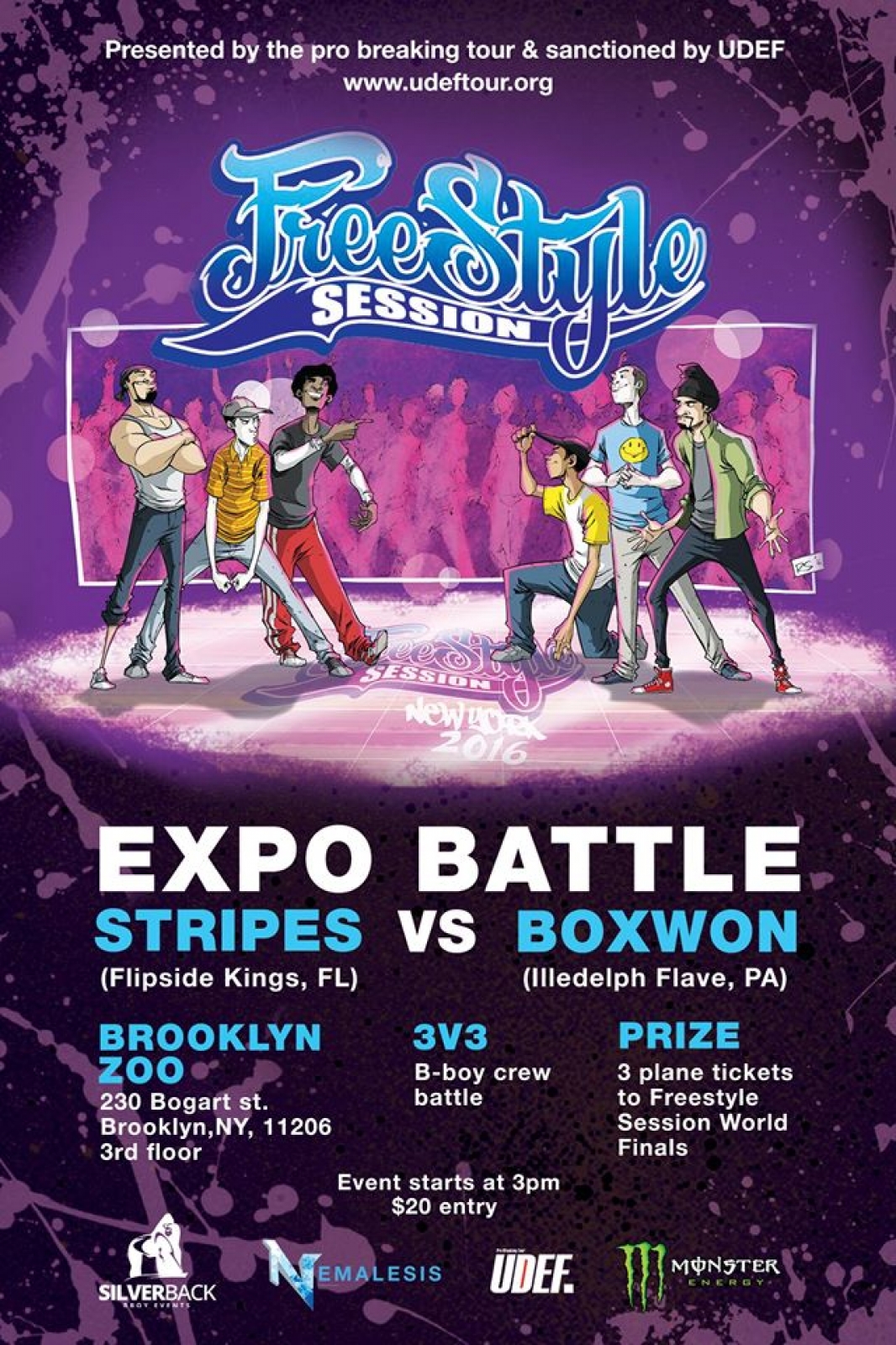 Freestyle Session NYC 2016 Qualifiers poster