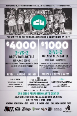CULTURE OF 4 - Hip Hop Festival / Pro Breaking Tour
