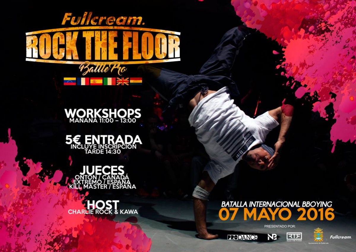 Fullcream Rockthefloor Batlle Pro poster
