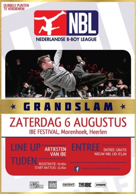 GRAND SLAM | Nederlandse B-Boy league 2016 x IBE