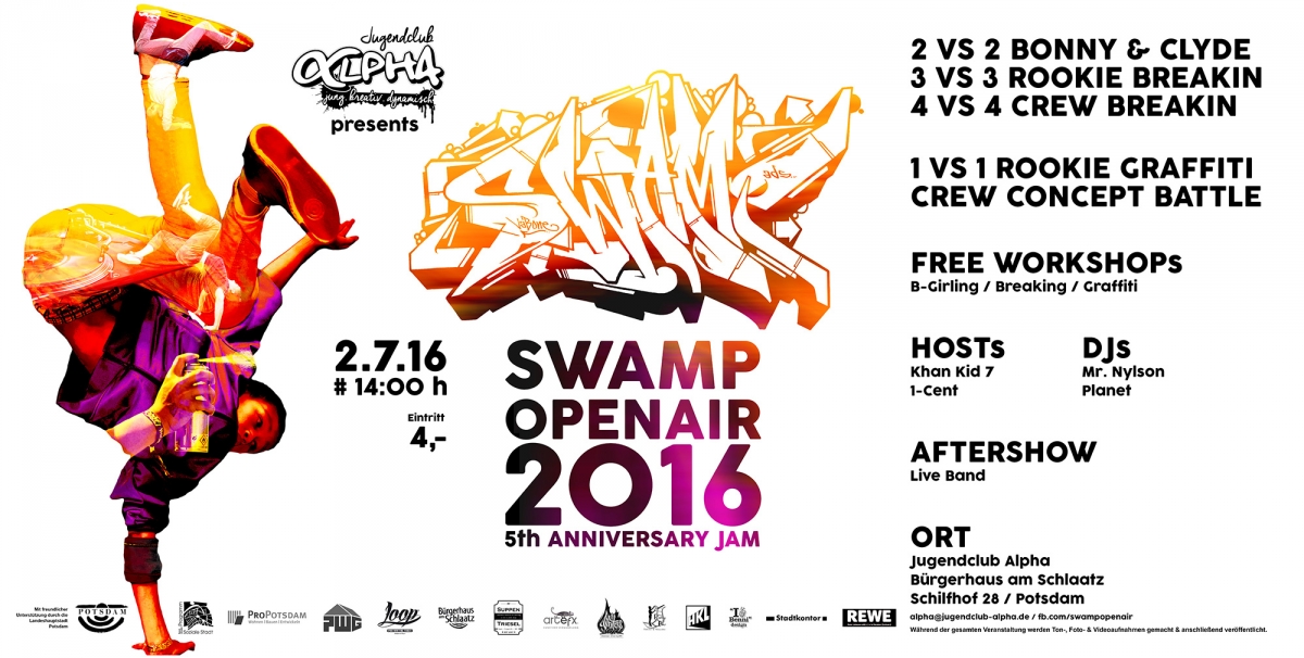 SWAMP OpenAir 2016 poster