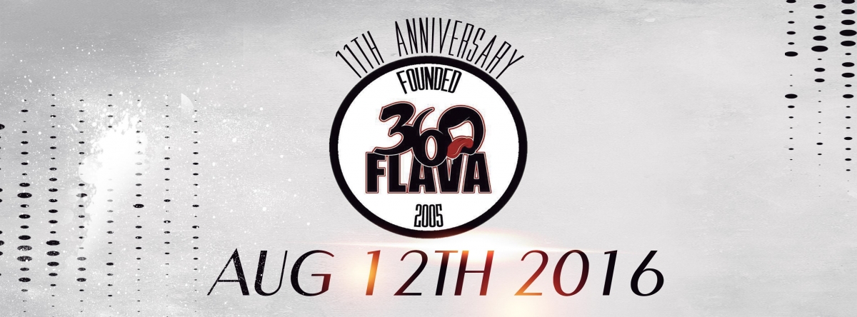 360 Flava's 11th Anniversary poster