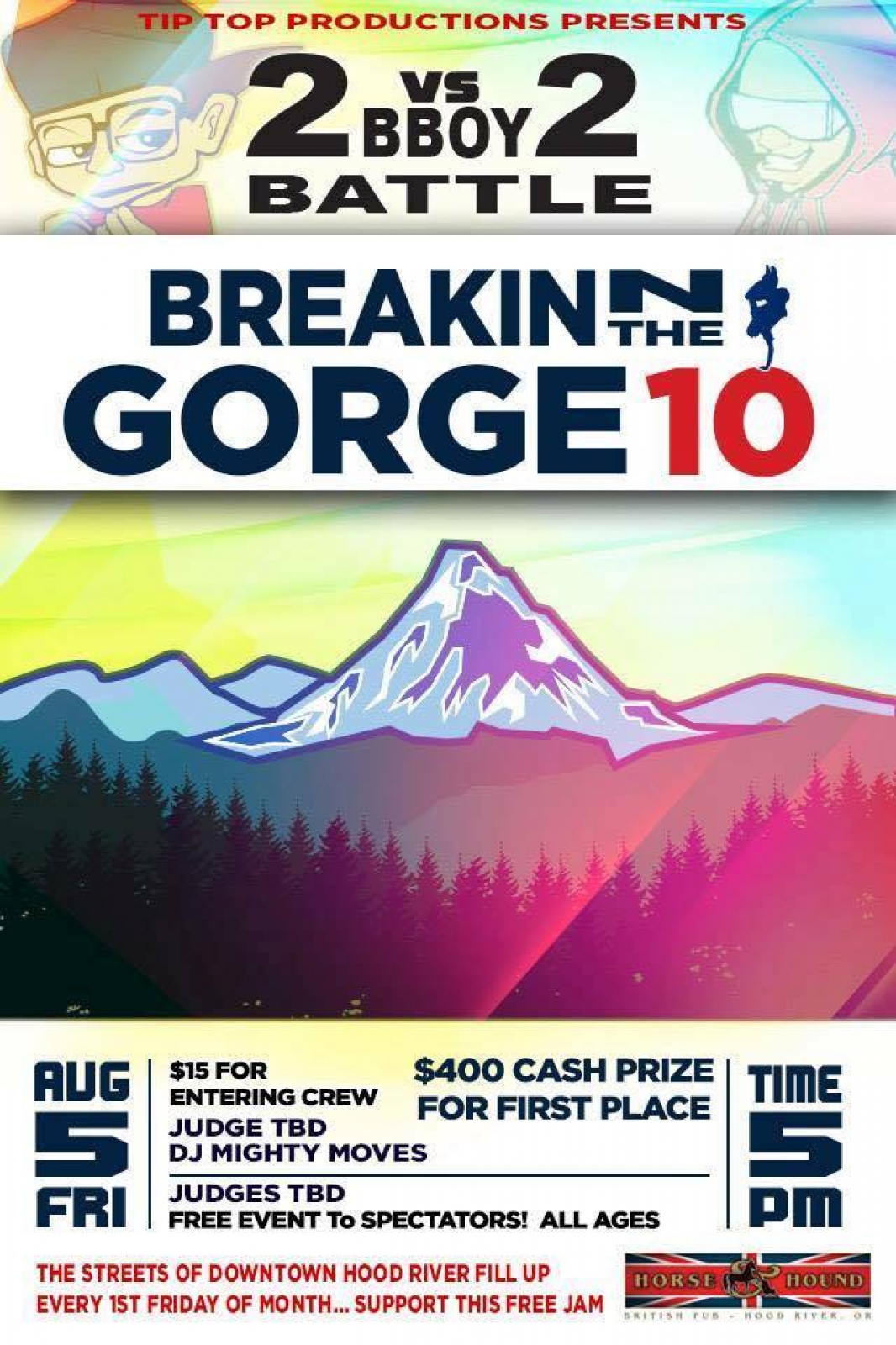 Breakin N the Gorge 10 poster