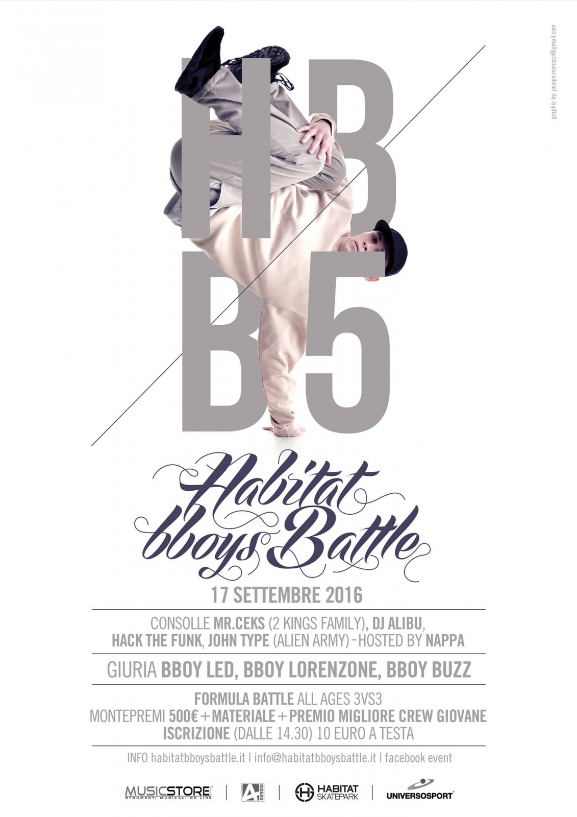HABITAT BBOYS BATTLE V EDITION poster