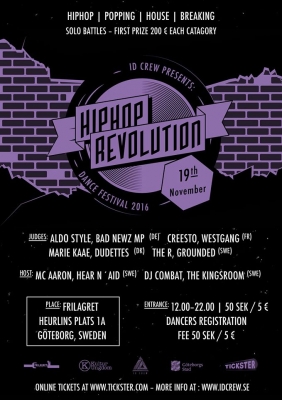 Hiphop Revolution Dance Festival 2016