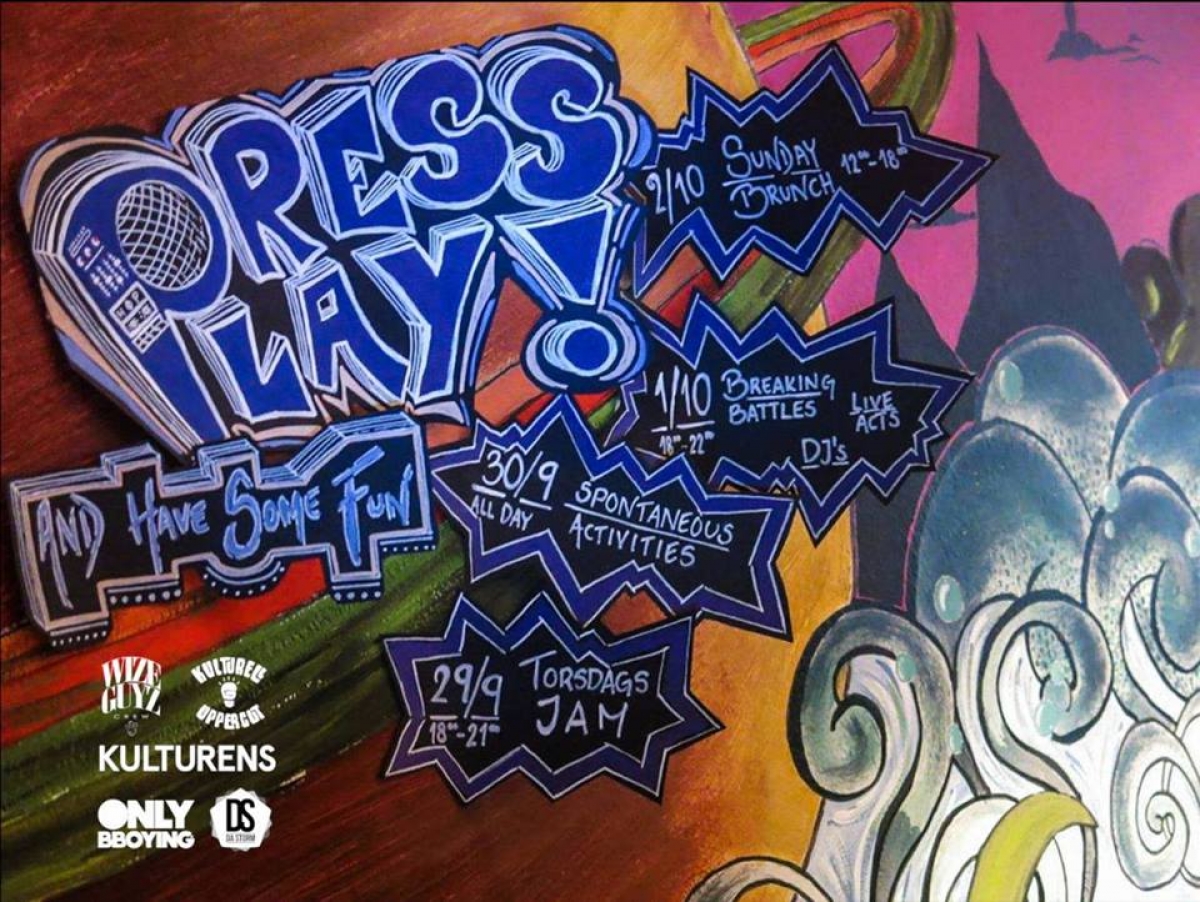 Press Play - and have some fun poster