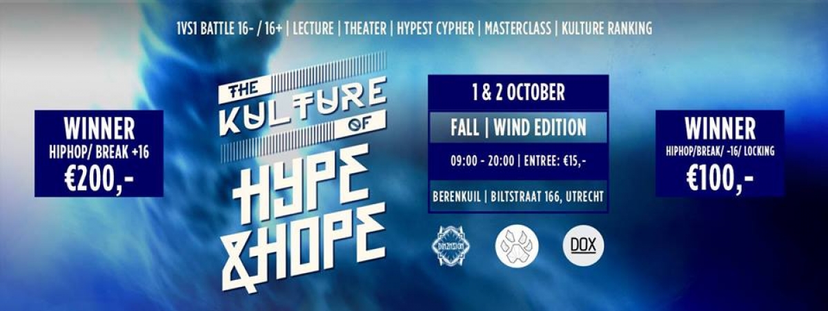 The Kulture of Hype&Hope 1&2 October | WIND edition poster
