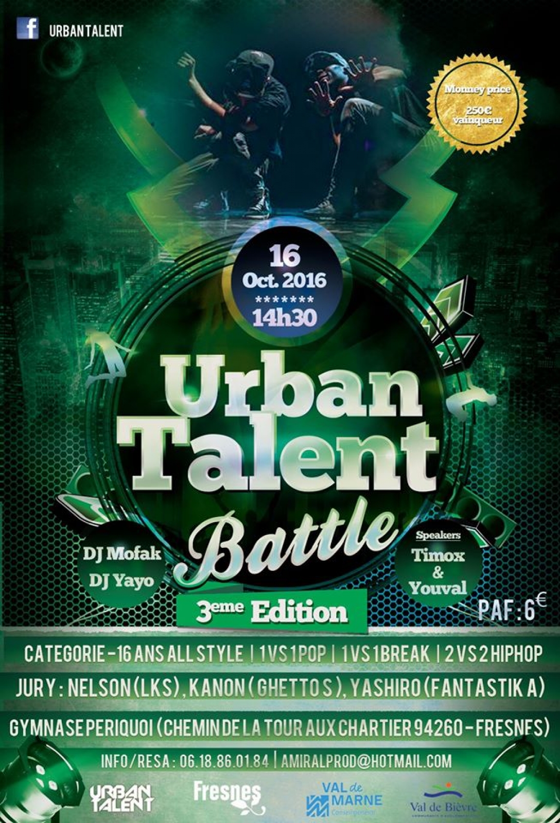 Battle URBAN Talent poster