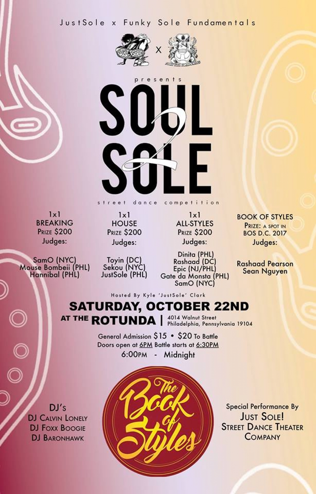 Soul 2 Sole Street Dance Comp w/ Book Of Styles Qualifier poster