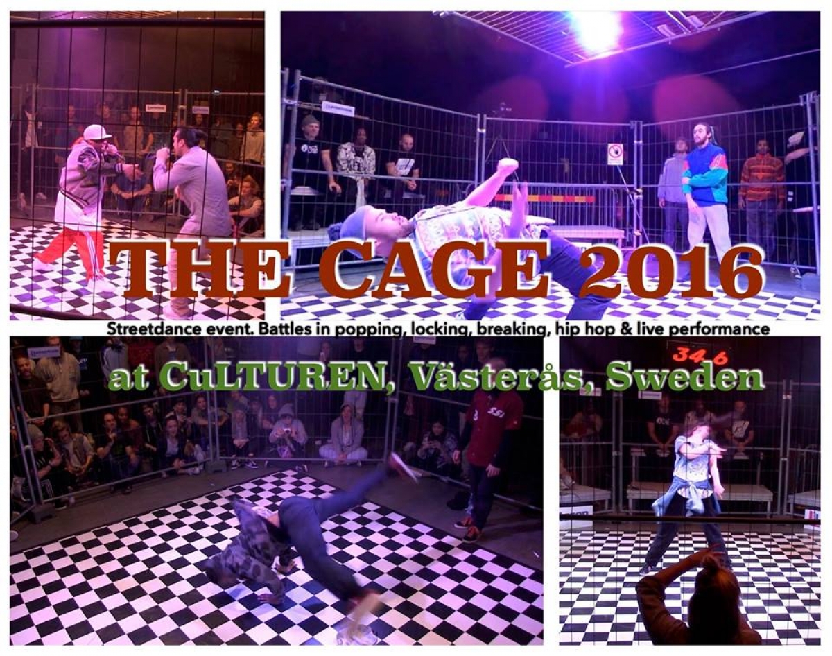 The Cage 2016 - Streetdance Event poster