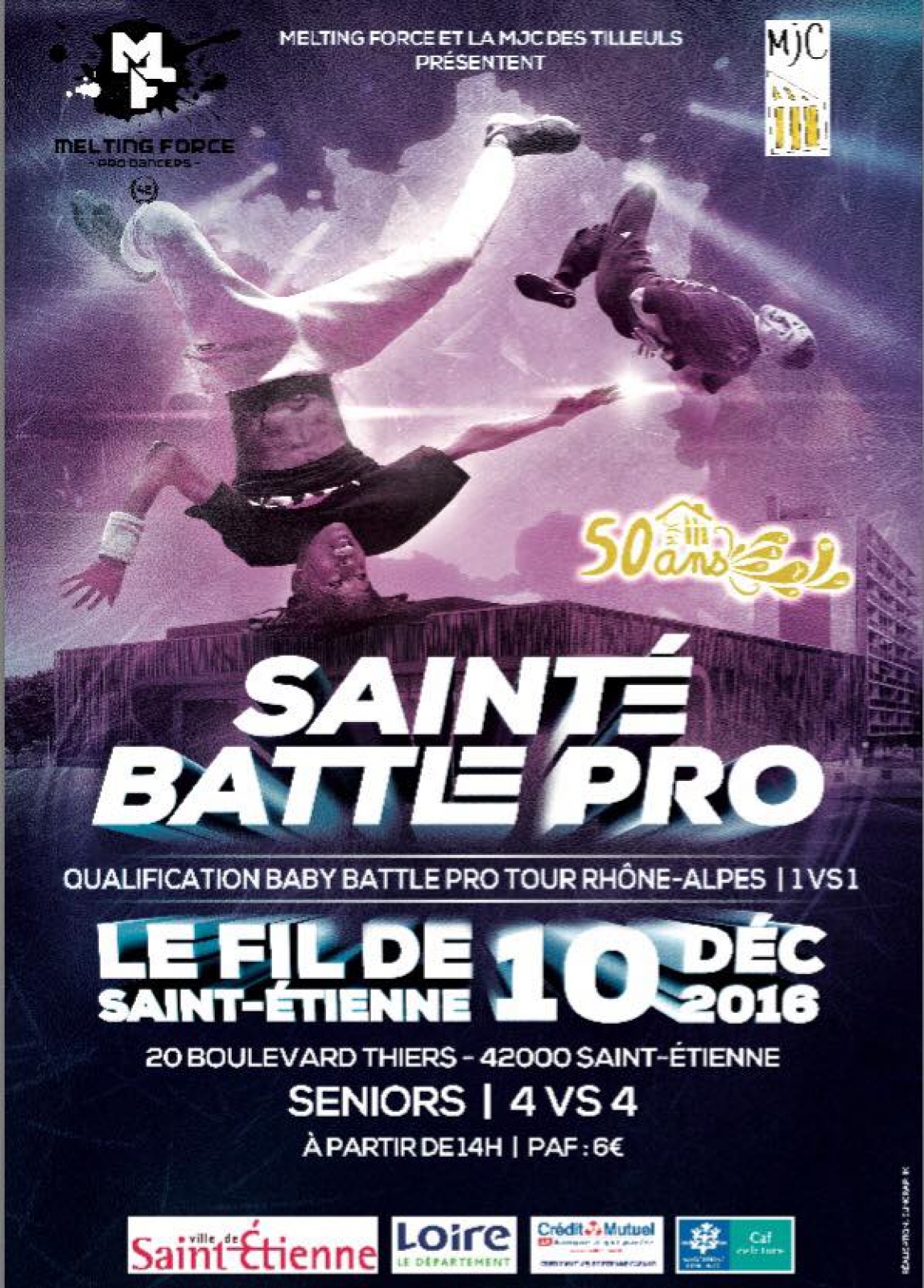 Sainté battle pro poster