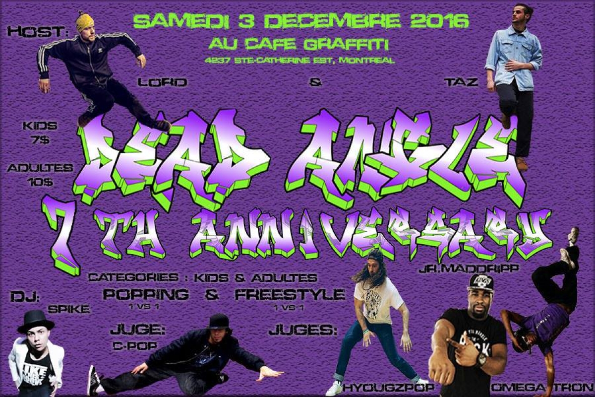 Dead Angle 7th Anniversary poster