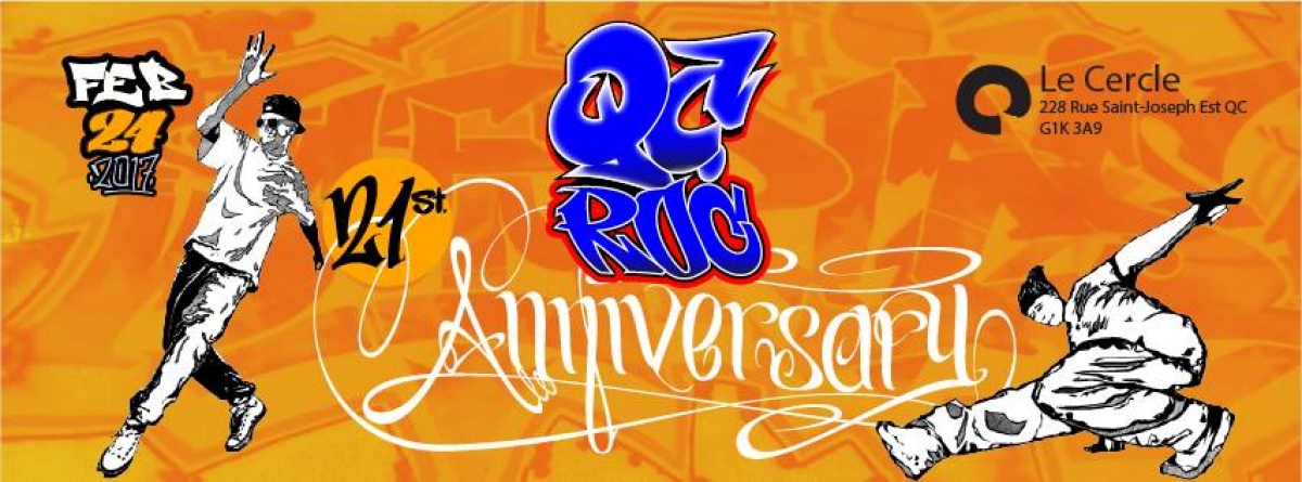 Qc Roc 21st Anniversary poster