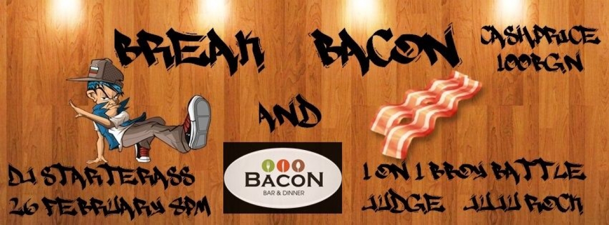 Break & Bacon 2017 poster