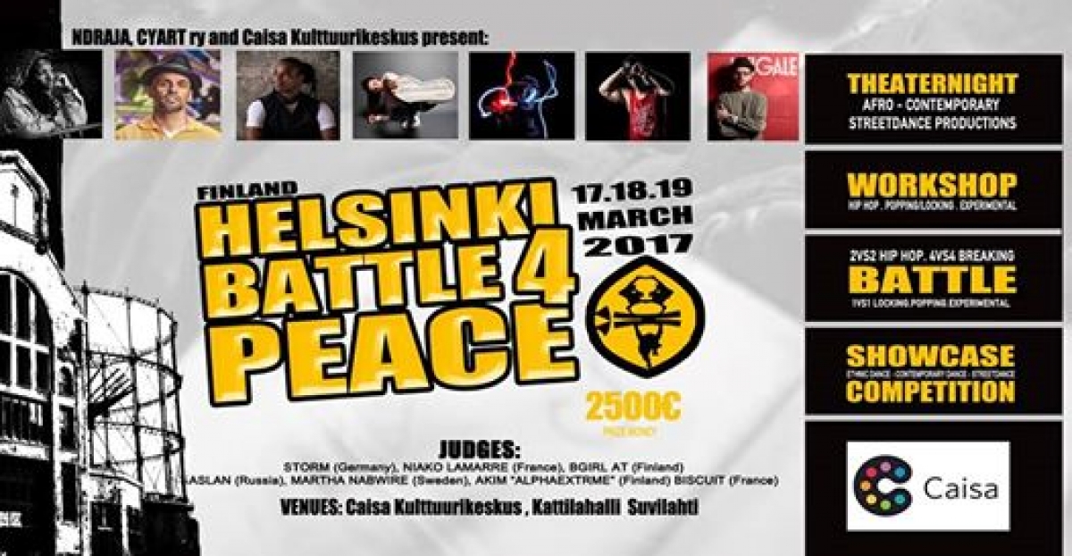 Helsinki Battle 4 Peace 2017 poster