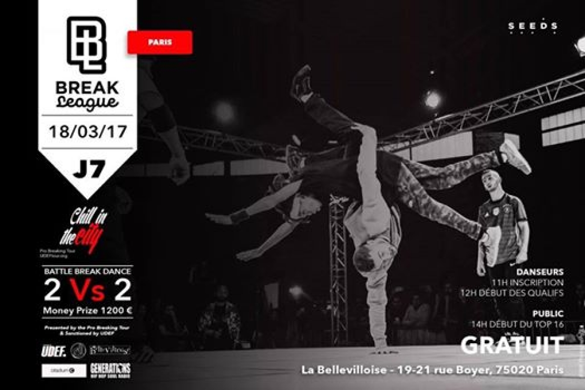 Breakleague J7 - Chill in the city 2017 poster