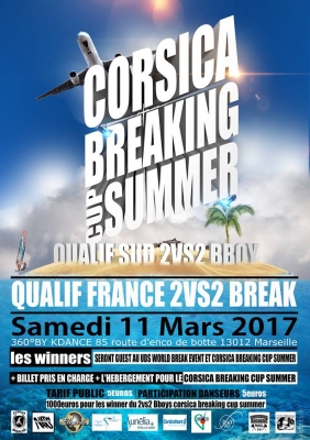 QUALIFICATION France Corsica Breaking cup Summer 2VS2 BBOY