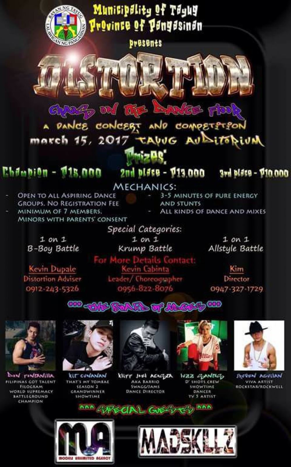 Distortion Chaoz On The Dance Floor poster