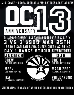 Outcrowd 13th Anniversary 2017
