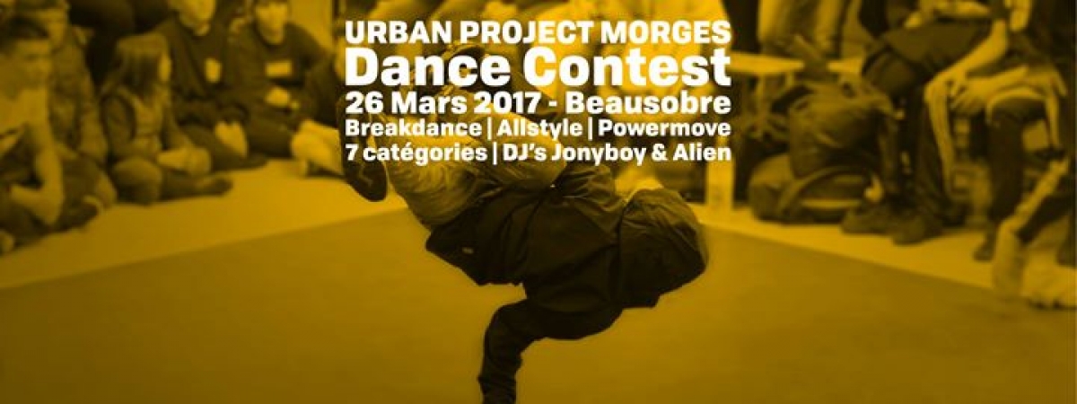Urban Project Morges Dance Contest 2017 poster