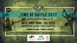 Time Of Battle - Eliminatoria San Jose 2017