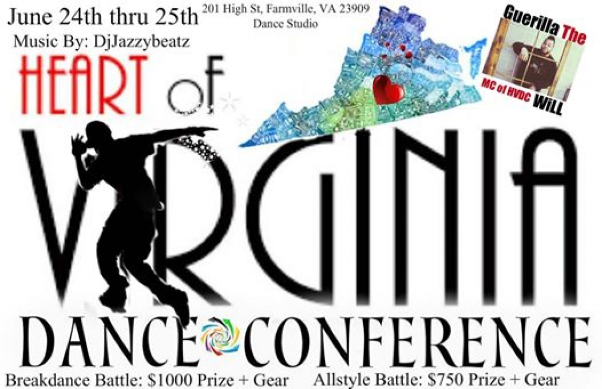 Heart Of Virginia Dance Conference 2017 poster