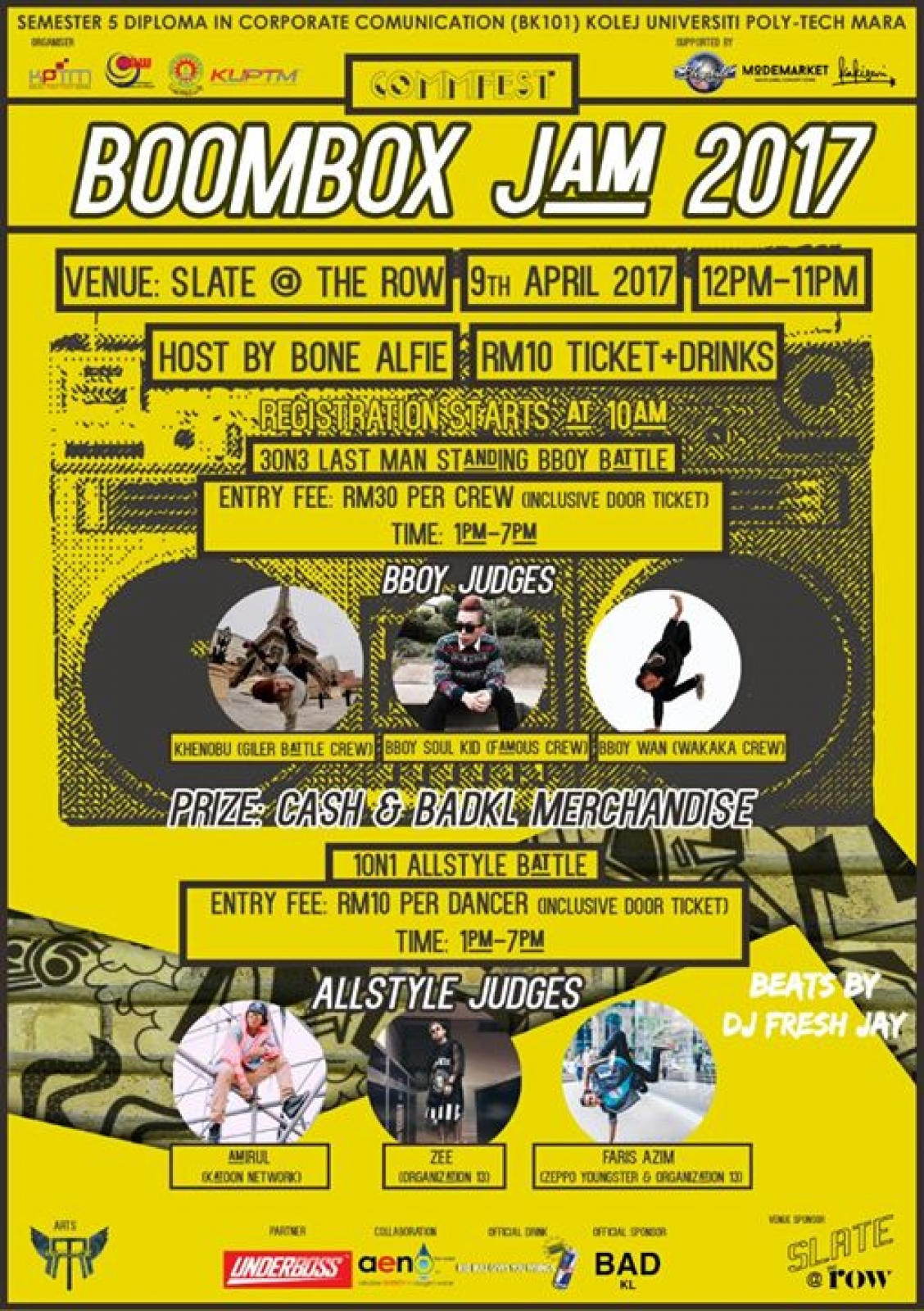 Boombox Jam 2017 poster