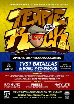 Temple Rock Colombia 2017