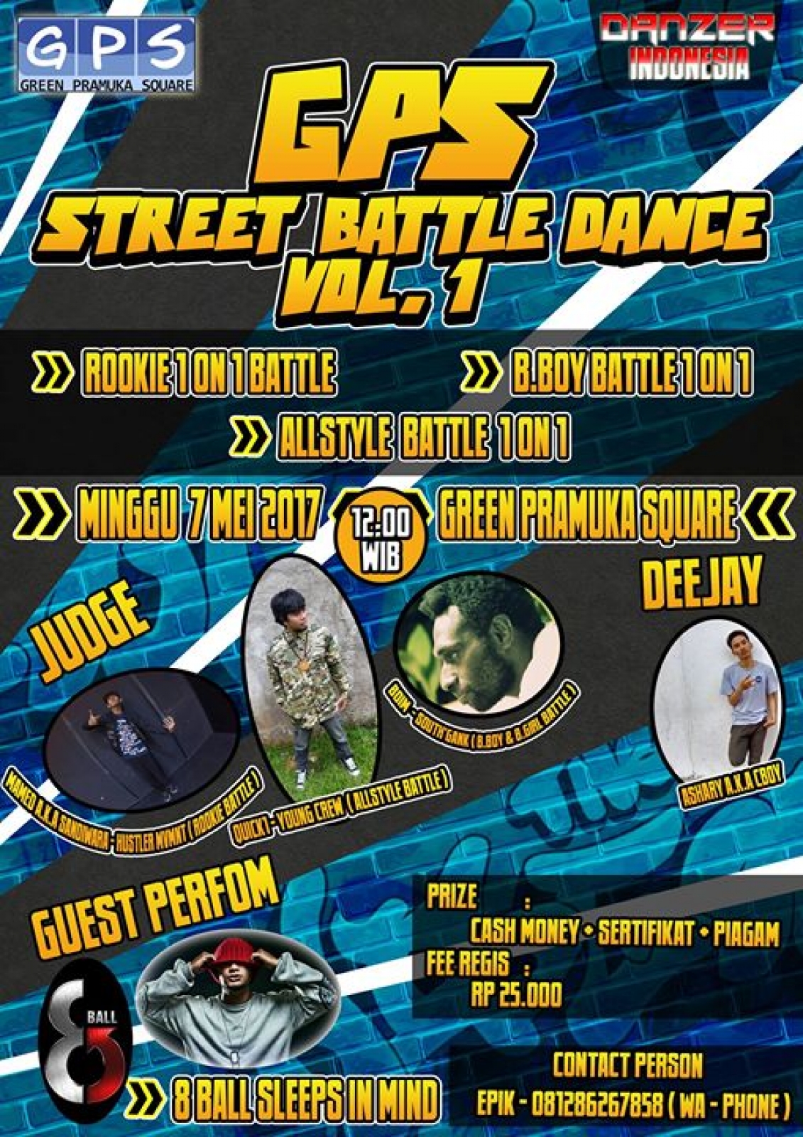 GPS Street Battle Dance 1 poster